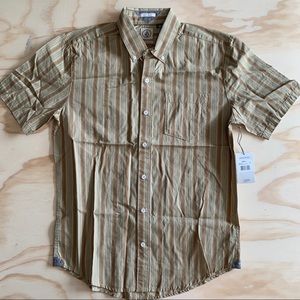 Volcom striped button down shirt